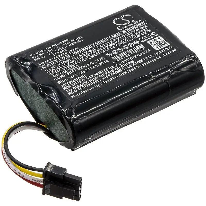 Physio-Control 11141-000162 meditsiiniseadme Li-ion aku 3400mAh