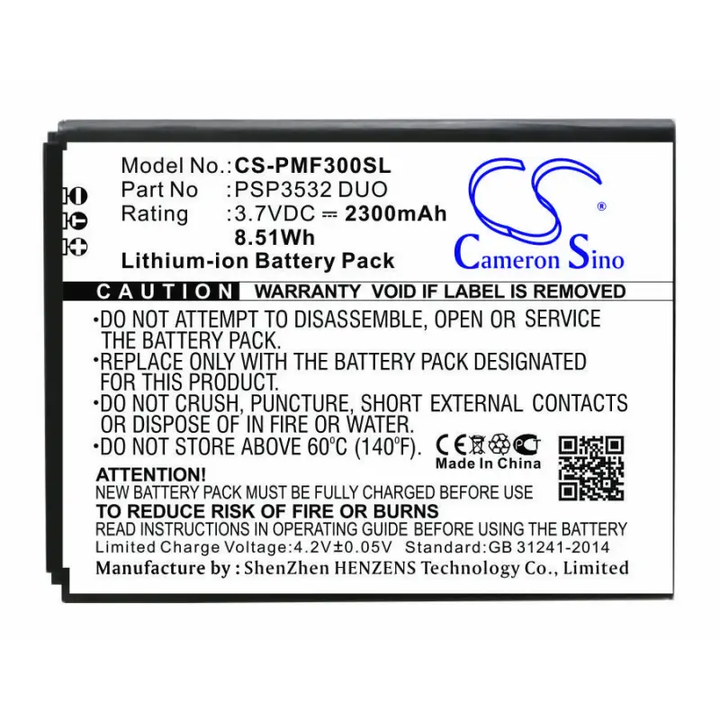Prestigio PSP3532 DUO 2000mAh Li-ion telefoni aku