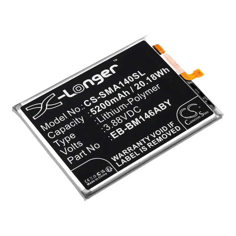 Samsung EB-BM146ABY,GH82-31349A 5200mAh / 20.18Wh mobiiltelefoni aku