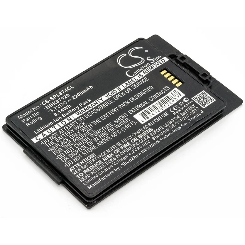 Spectralink BBK87120 3.7V 2200mAh Li-ion cordless phone battery