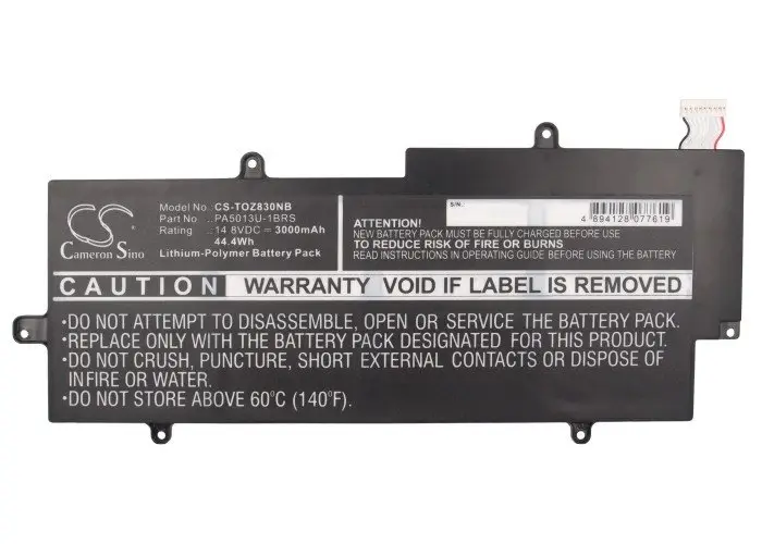 CS sülearvuti aku Toshiba PA5013U-1BRS Li-Poly 3000mAh