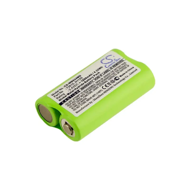 Welch-Allyn 72610 meditsiiniseadme aku 1800mAh Ni-MH