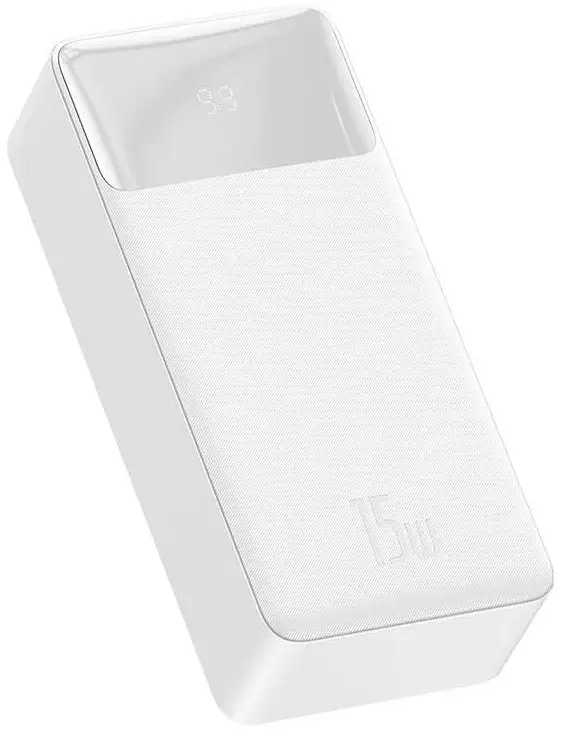 Baseus Bipow 15W PD 30000mAh akupank valge