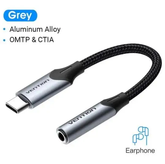 Vention USB-C - 3.5mm audioadapter, 0.1m (BGJHA)