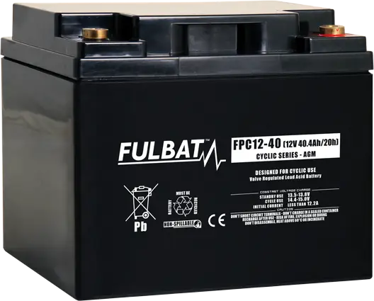Fulbat FPC12-40 12V 40Ah AGM süvatühjenev pliiaku
