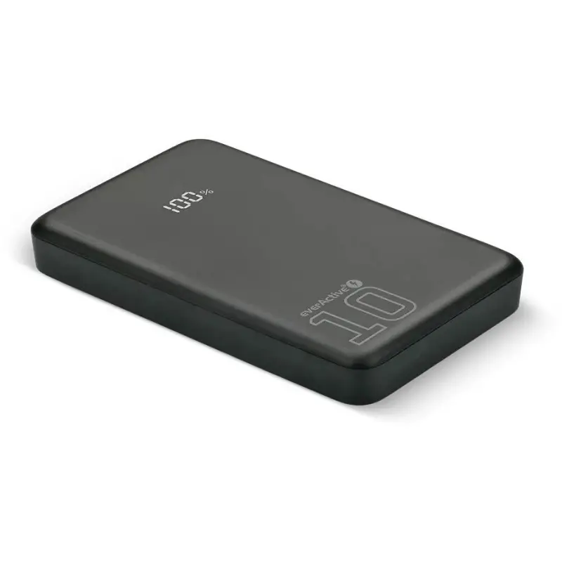 Everactive EB-11QB 10000mAh akupank 20W, 2x USB-C + 1x USB-A, LCD ekraaniga