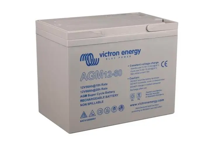 Victron 12V 60Ah AGM Super Cycle pliiaku (224 x 135 x 178 mm) M6