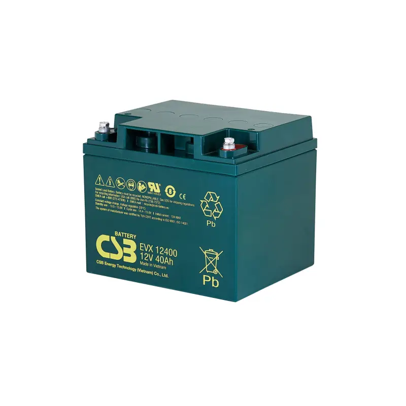 Acid lead battery 12V 40Ah Pb CSB