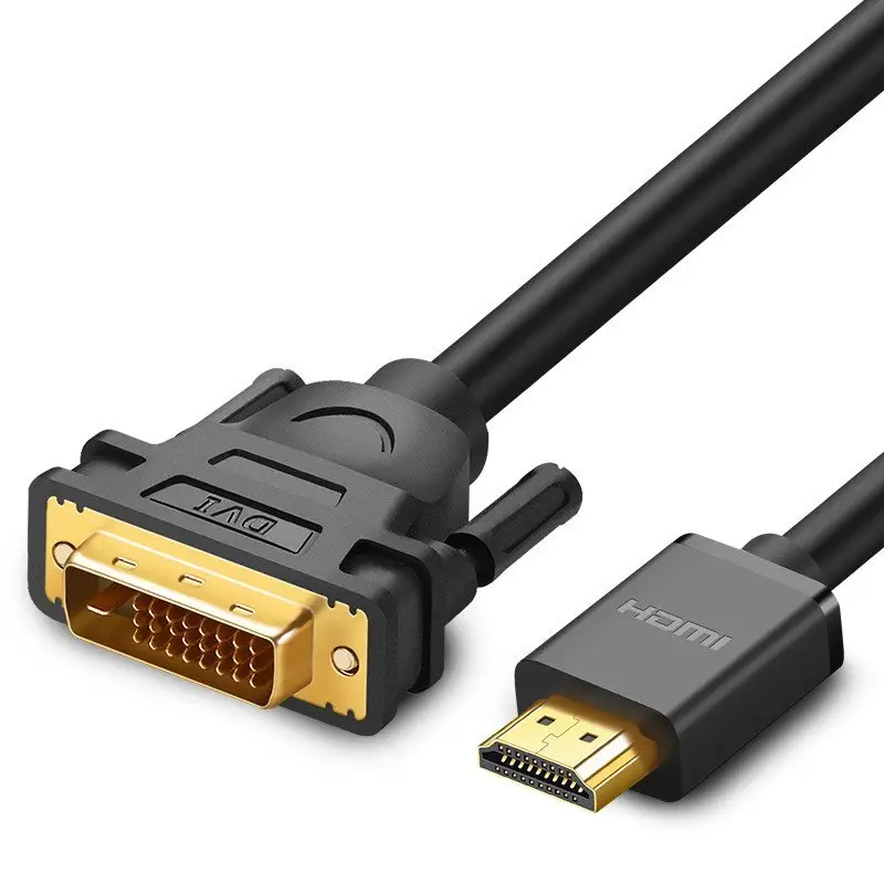 Kaabel HDMI-DVI (24+1) 1.5m kahesuunaline (1080P@60Hz) must HD106 UGREEN