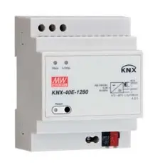 KNX EIB DIN rail power supply with integrated choke; Output 30Vdc at 1.28A, MEAN WELL
