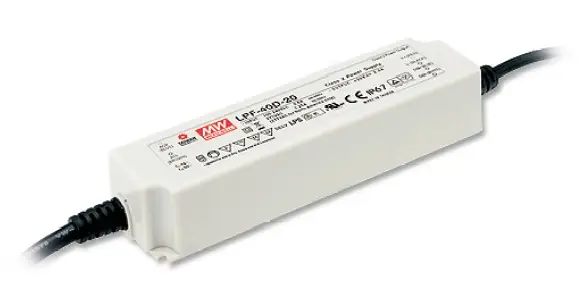 Ühe väljundiga LED-toiteallikas 12V 3.34A koos PFC-ga, hämardamise funktsiooniga, MEAN WELL