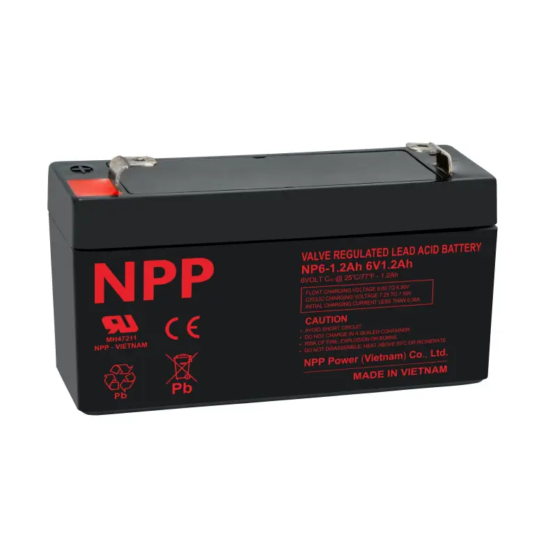 Aku 6V 1.2Ah T1(F1) Pb AGM NPP