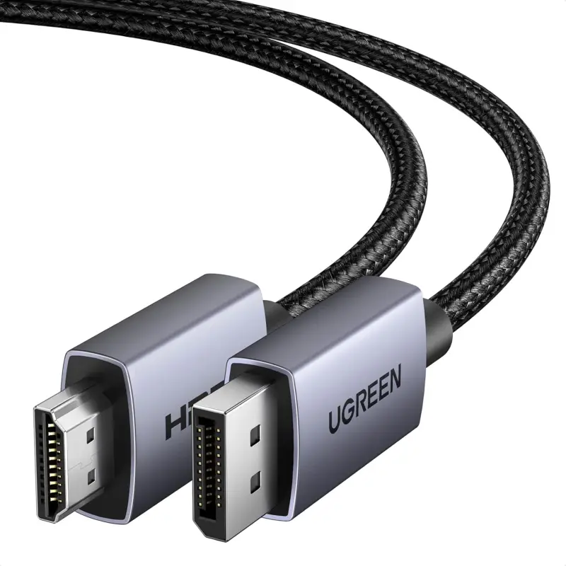 DisplayPort (DP) isane - HDMI isane ühesuunaline kaabel 4K@30Hz 3m must DP125 UGREEN