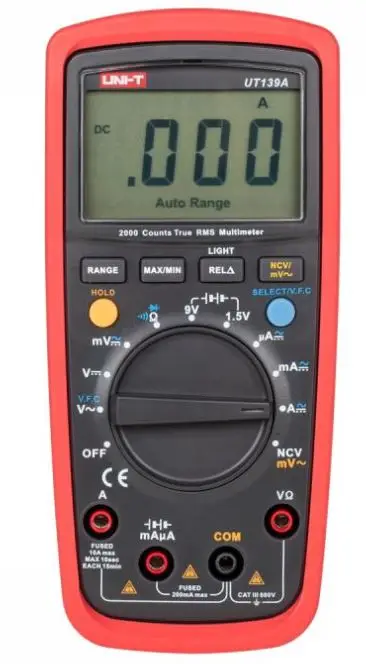 Multimeeter UT139A CATIII järjepidevuse summer, diood UNI-T