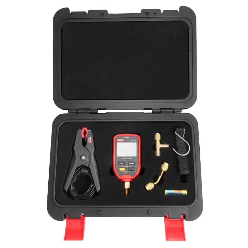 Juhtmevaba rõhumõõtur temperatuuriklambriga, -1 kuni 60b, ±0.5%FS, -50℃~+150℃, Bluetooth, UNI-T