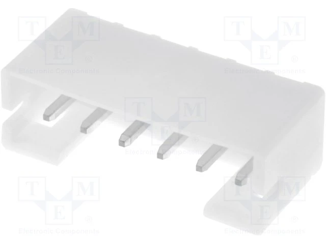 Socket; wire-board; male; PH; 2mm; PIN: 6; THT; 100V; 2A; -25÷85°C