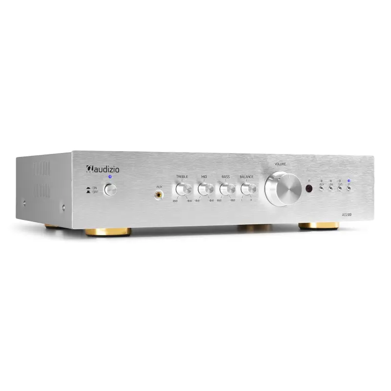 AD200A 2-Channel HiFi Amplifier Alu