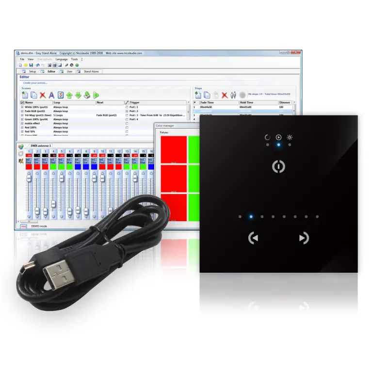 STICK-GU2 DMX seinakinnitusliides