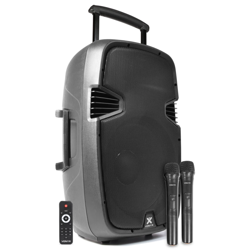 SPJ-PA915 Портативная звуковая система ABS 15" 2 УВЧ/USB/MP3