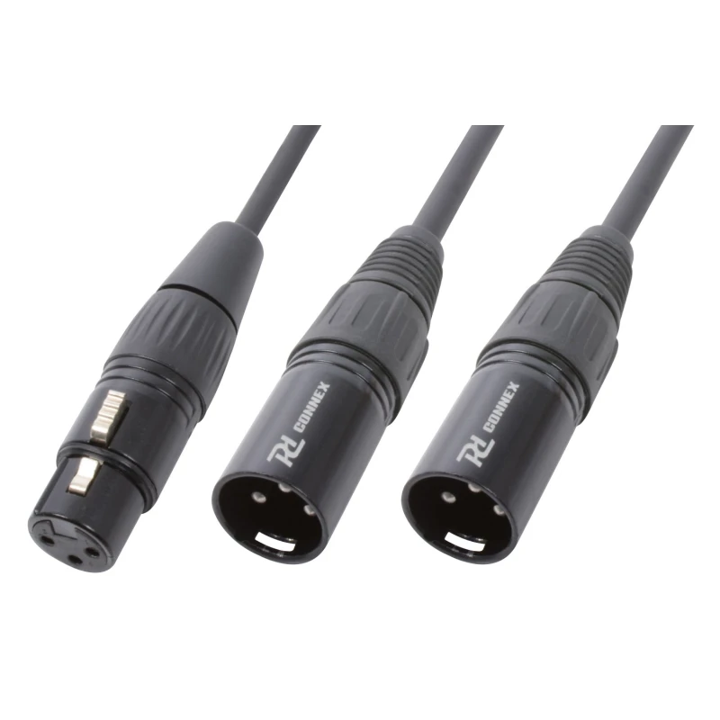 CX140 Кабельный разветвитель XLR мама - 2 XLR папа