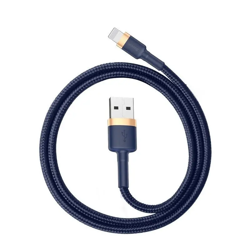 Baseus Cafule Lightning kaabel 1.5A 2m (Kuldne+Tumesinine)