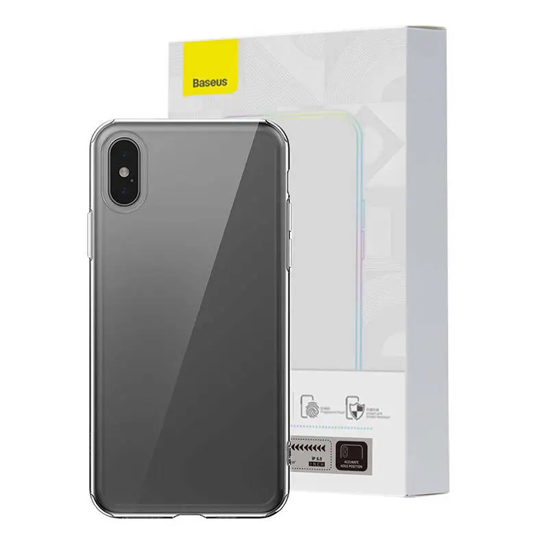 Läbipaistev ümbris Baseus Simple iPhone XS MAX jaoks