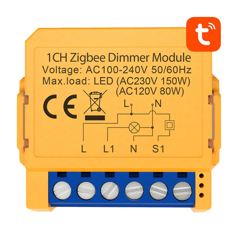 Nutikas pistikupesa ZigBee Avatto ZDMS16-2 TUYA
