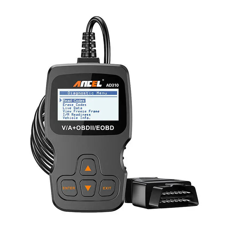 Диагностический сканер OBD2 Ancel AD310/AC103