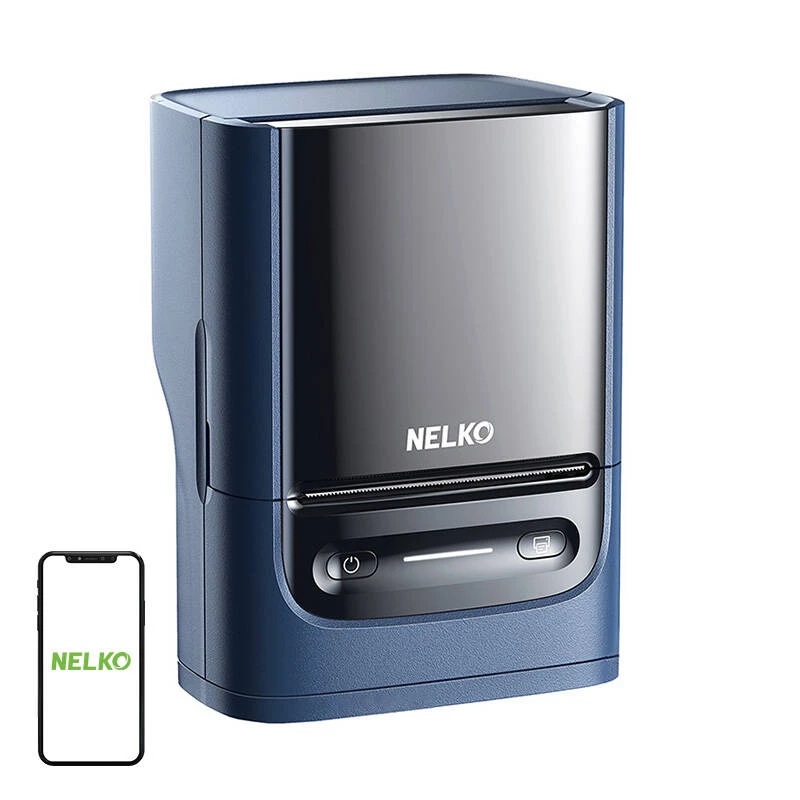 Термопринтер этикеток Nelko PM220 (синий)