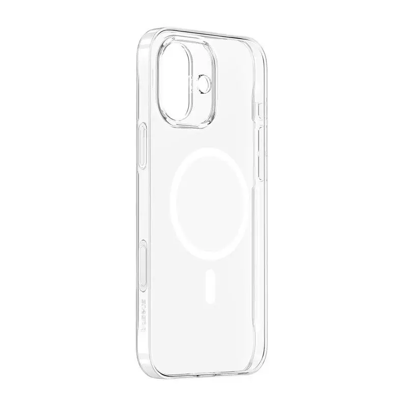 Baseus iP16 TouchButton magnetiline telefonikohver (läbipaistev)
