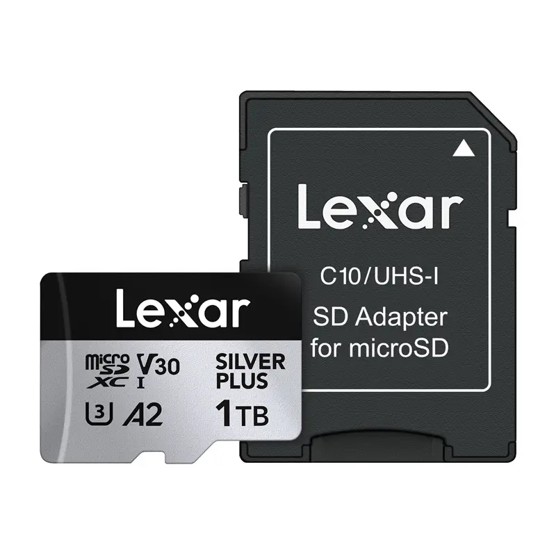 Lexar High-Performance Silver Plus microSDXC 1TB mälukaart + adapter