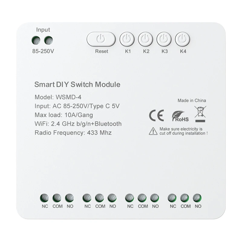 DIY Avatto WSMD-4 250V smart switch module