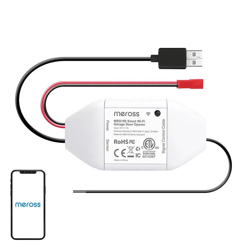 Meross MSG100HK nutikas garaažiukse lüliti (HomeKit)