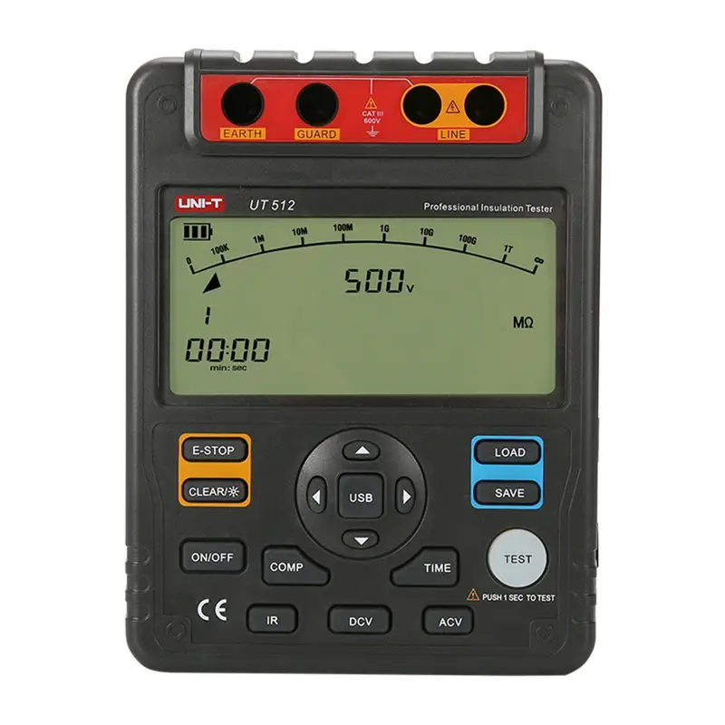 Uni-T UT512 kõrgepinge isolatsioonitakistuse tester