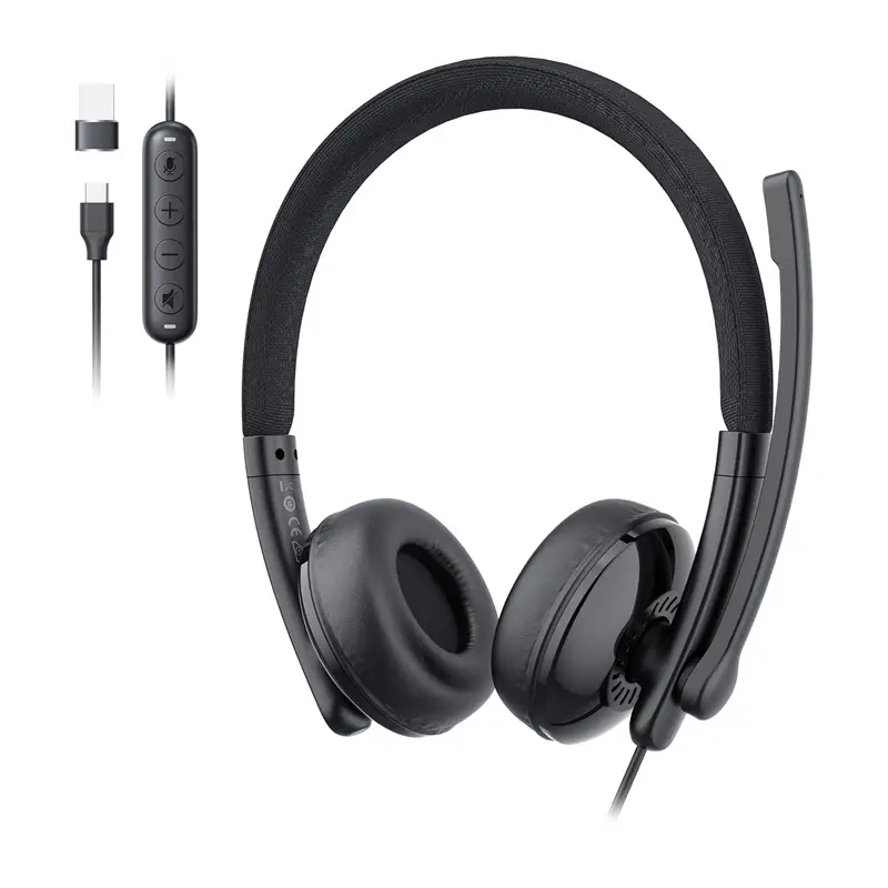 EMEET GeniusCall HS50 peakomplekt mikrofoniga