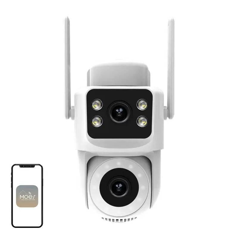 MOES WCM-Q29 8MP Kaheobjektiiviga Wi-Fi IP-kaamera
