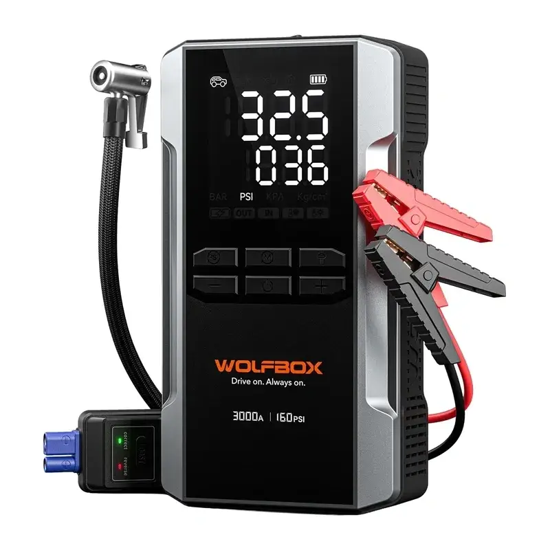 WOLFBOX MegaVolt 16 Air 16 000 mAh 3000 A hüppestarter