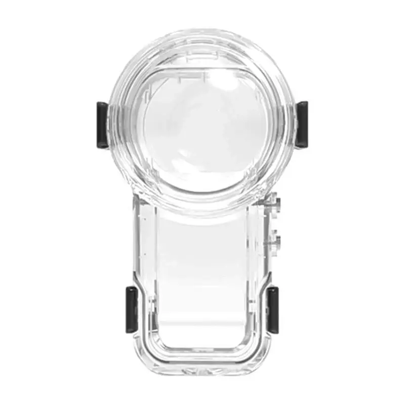 Puluz veekindel ümbris (60 m) kiirvabastusklambriga Insta360 X5 jaoks (läbipaistev)