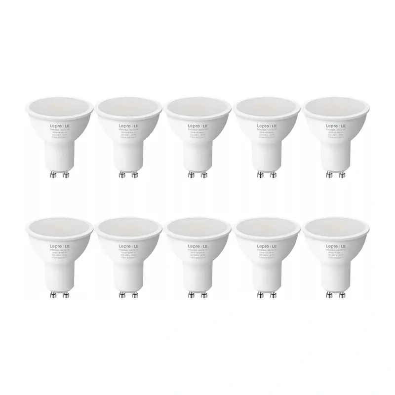 LEPRO 200081-WW-EU-10 GU10 LED-pirn, 4,5W (50W), 345 lm, 2700K, 100°, 10 tk.