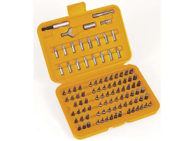 Screwdriver bit set - 100-pc