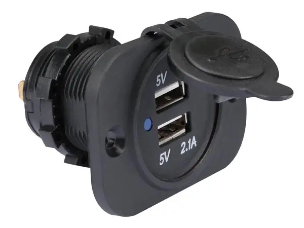 Süvistatav USB pesa (12-24 VDC sisend , 5 V väljund)