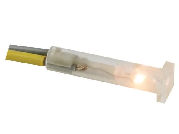 7 x 7mm nelinurkne paneeli kontroll-lamp, 12V CRYSTAL