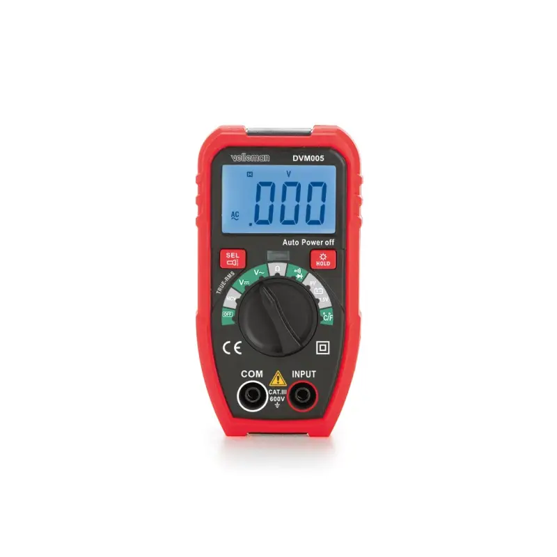 Multimeter 600V AC/DC CATIII , temperatuur