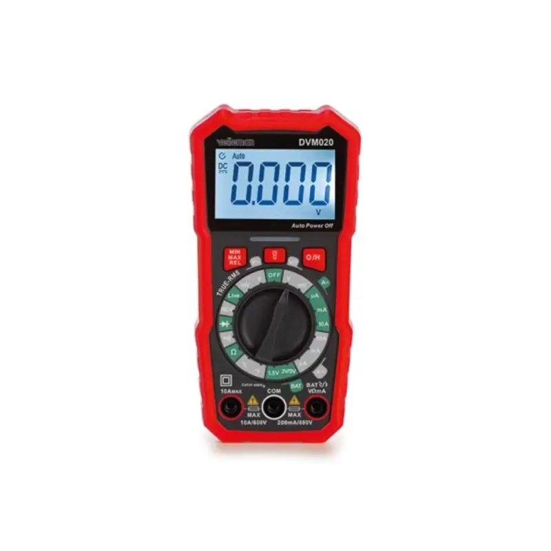 Universal rugged true RMS digital multimeter - CAT III - 600 V - 8 functions