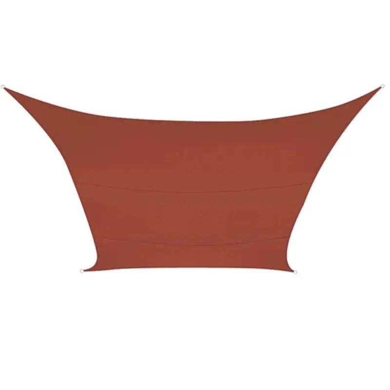 SHADE SAIL - SQUARE - 3.6 x 3.6 m - COLOUR: TERRACOTTA