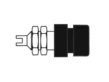 INSULATED 4mm SOCKETS / BLACK (BIL 20)