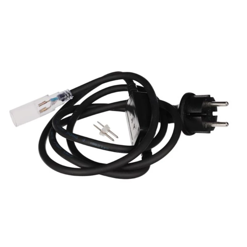 Waterproof LED rope light power cable - 1 pc