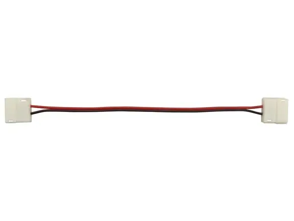Cable + mounting connector for flexible LED strip - 8 mm, for single-color strips