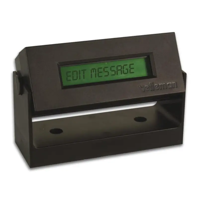 LCD MINI MESSAGE BOARD WITH BACKLIGHT AND ENCLOSURE
