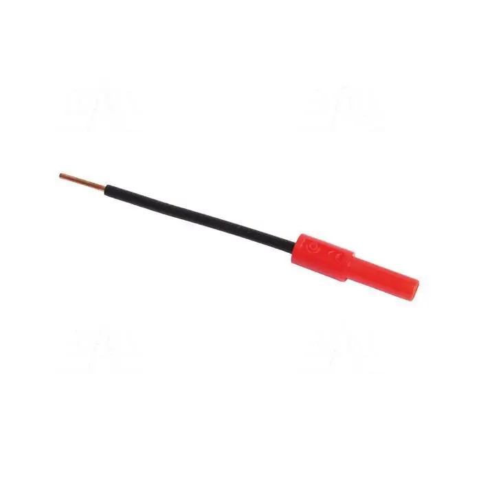 4mm banaani Punane pesa üleminek 1.7mm kaabliks